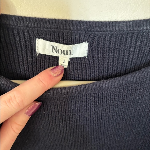 Navy Knit Sweater - Picture 3 of 3